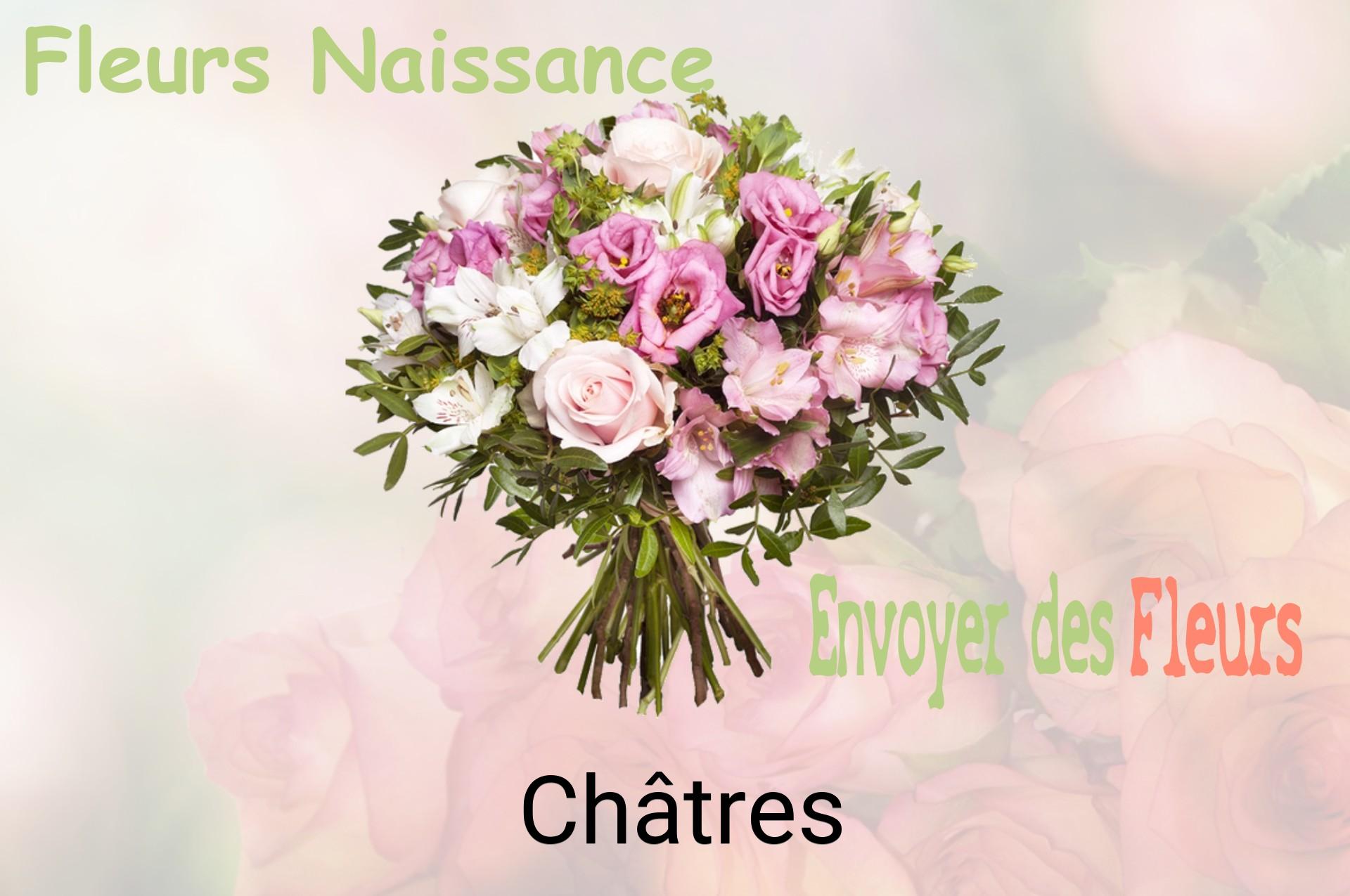 Bouquet de fleurs de naissance livré à Châtres