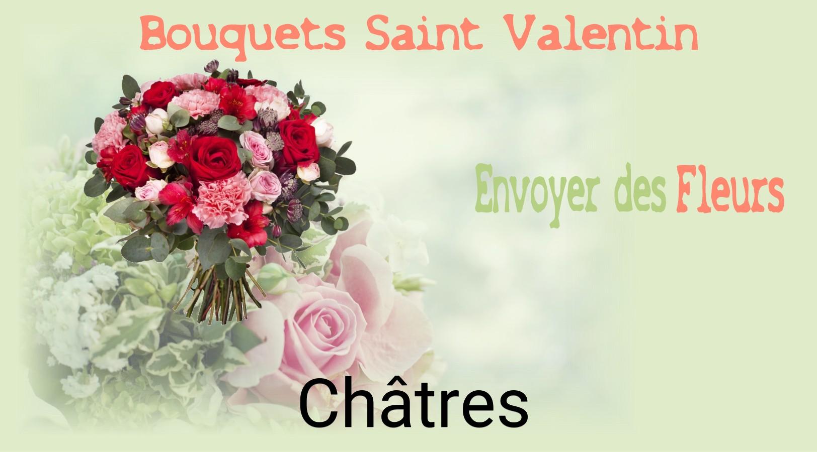 Roses de Saint-Valentin livrées à Châtres